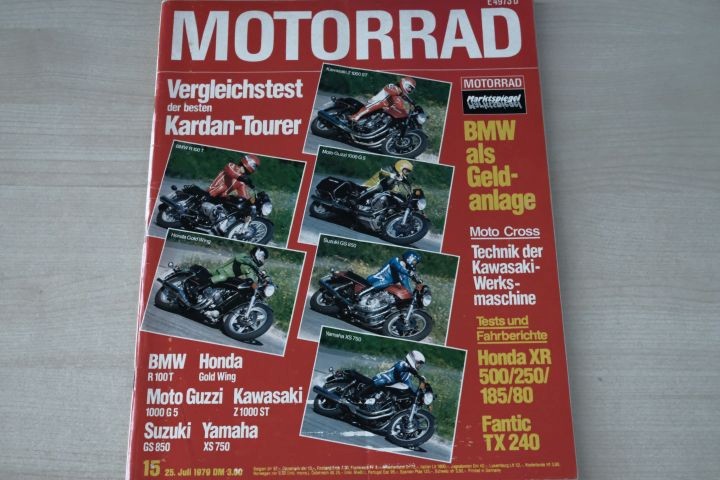 Deckblatt Motorrad (15/1979)