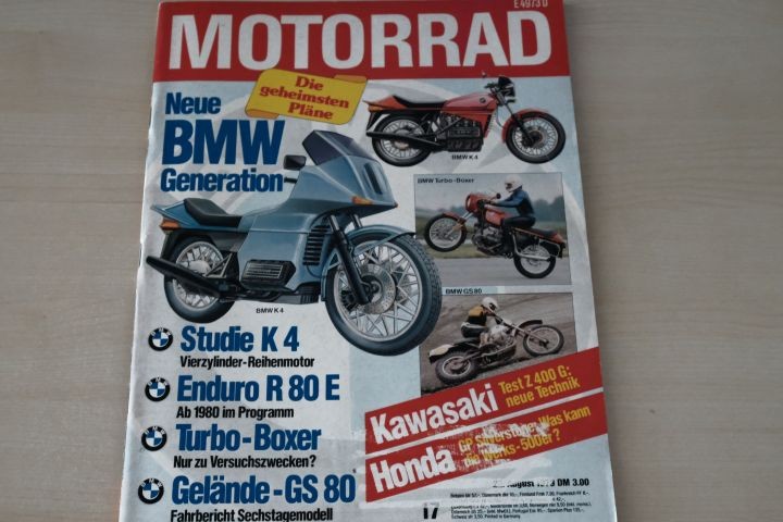 Deckblatt Motorrad (17/1979)