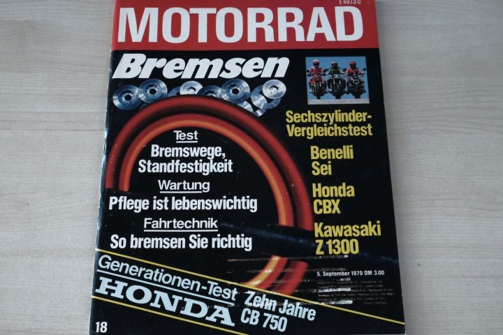Deckblatt Motorrad (18/1979)