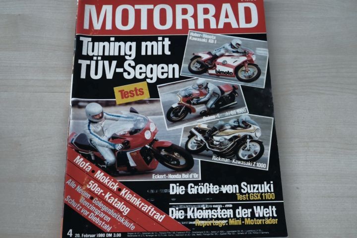 Deckblatt Motorrad (04/1980)