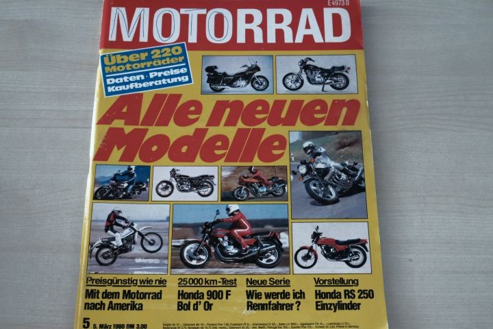 Deckblatt Motorrad (05/1980)