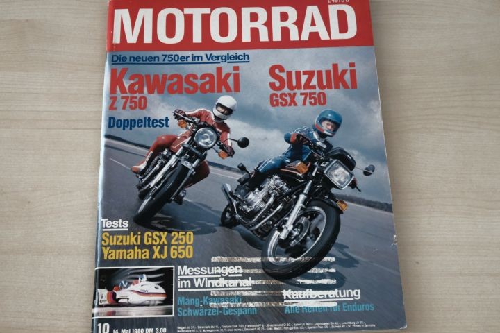 Deckblatt Motorrad (10/1980)