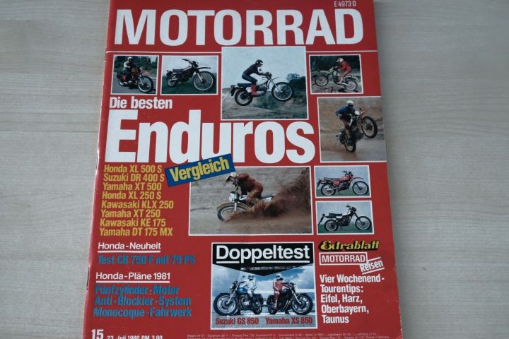 Deckblatt Motorrad (15/1980)