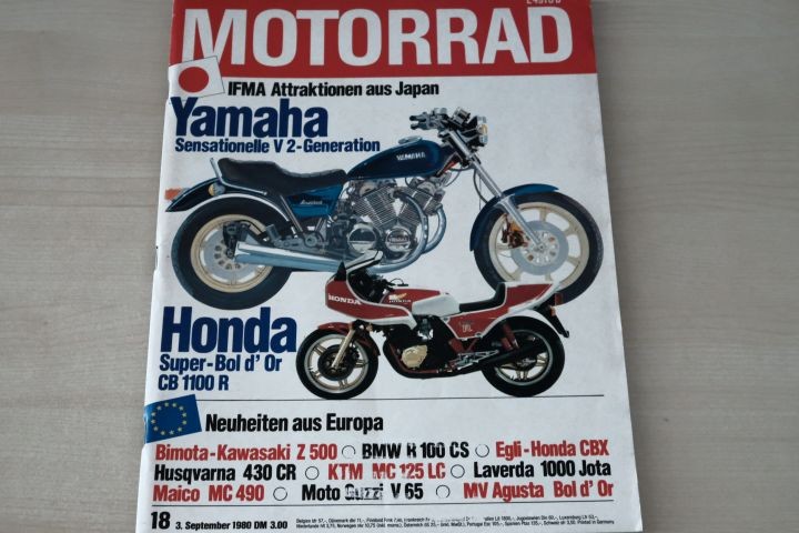 Deckblatt Motorrad (18/1980)