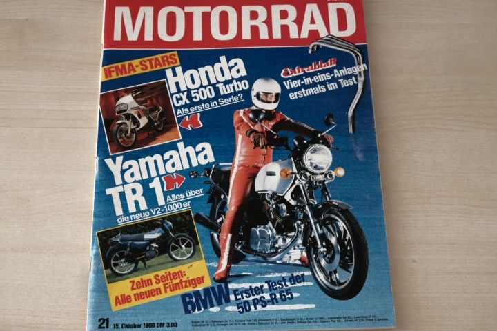 Deckblatt Motorrad (21/1980)
