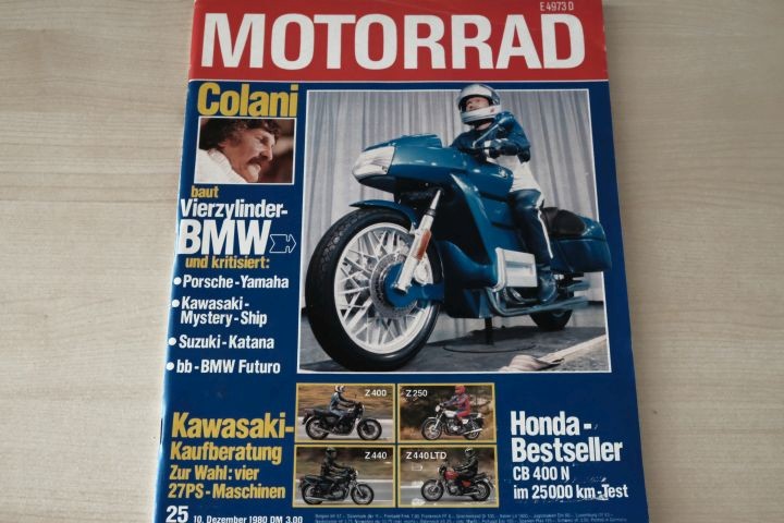 Deckblatt Motorrad (25/1980)