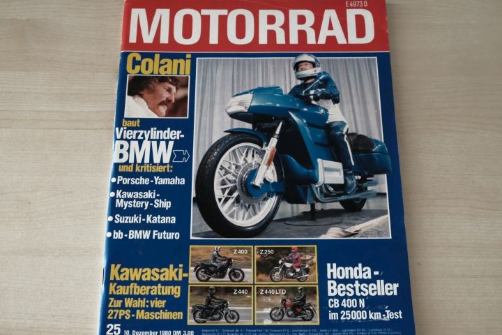 Deckblatt Motorrad (25/1980)
