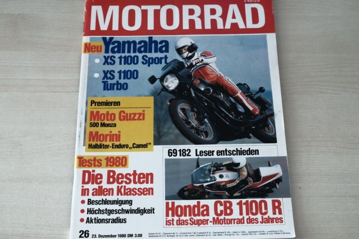 Deckblatt Motorrad (26/1980)