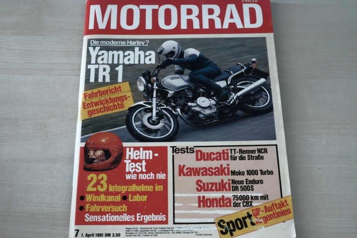 Deckblatt Motorrad (07/1981)