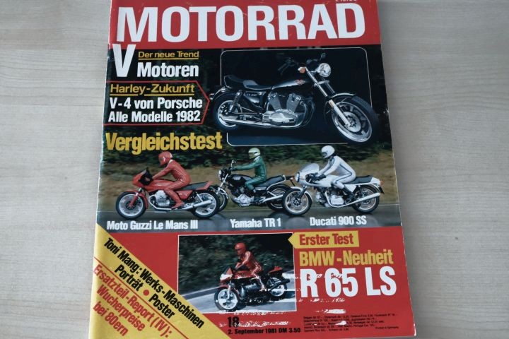 Deckblatt Motorrad (18/1981)