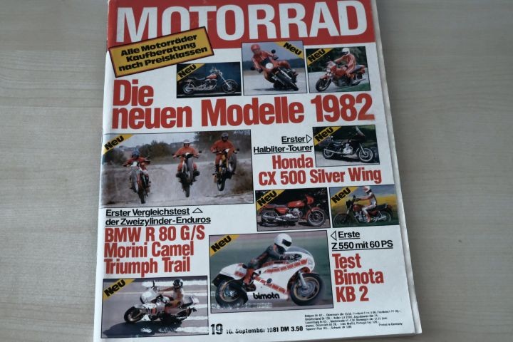 Deckblatt Motorrad (19/1981)