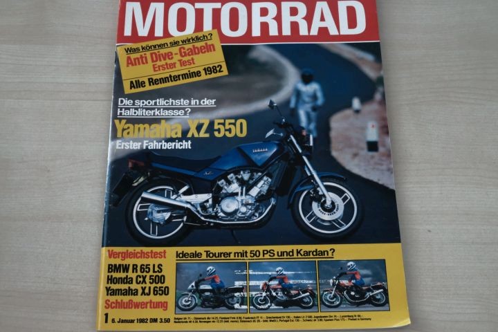 Deckblatt Motorrad (01/1982)