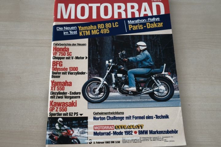 Deckblatt Motorrad (03/1982)