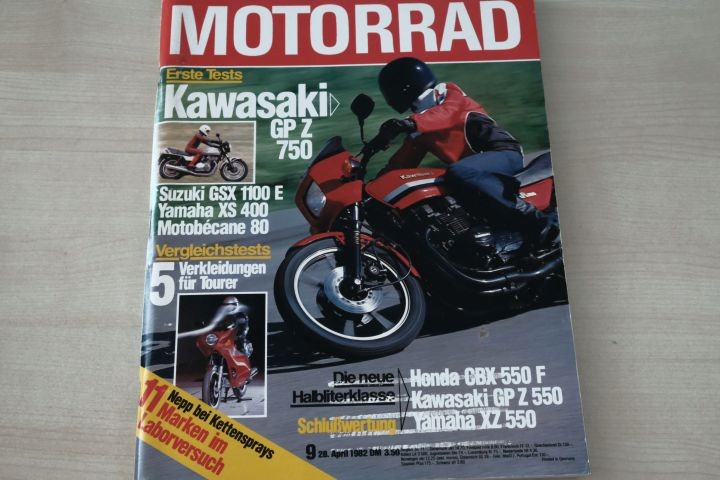 Deckblatt Motorrad (09/1982)