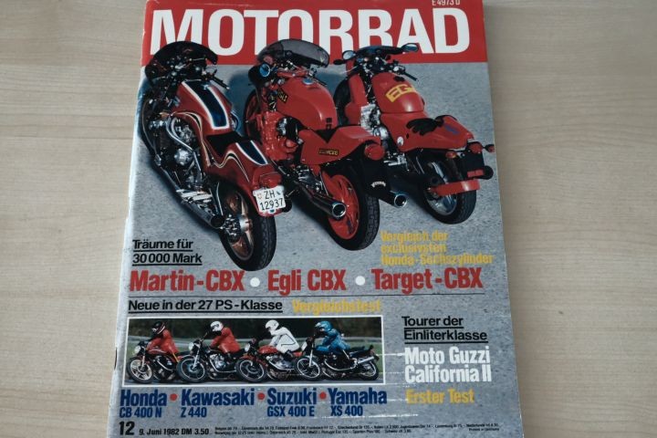 Deckblatt Motorrad (12/1982)