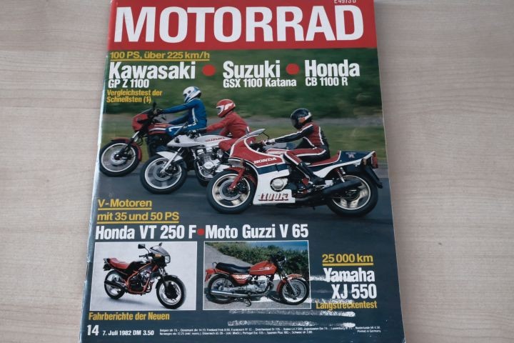 Deckblatt Motorrad (14/1982)