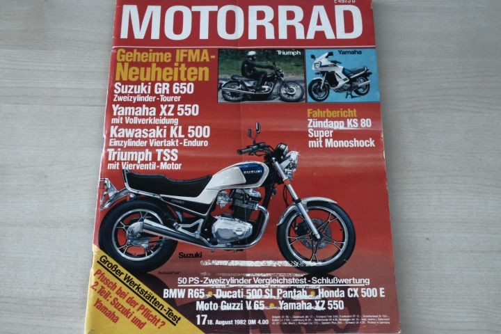 Deckblatt Motorrad (17/1982)