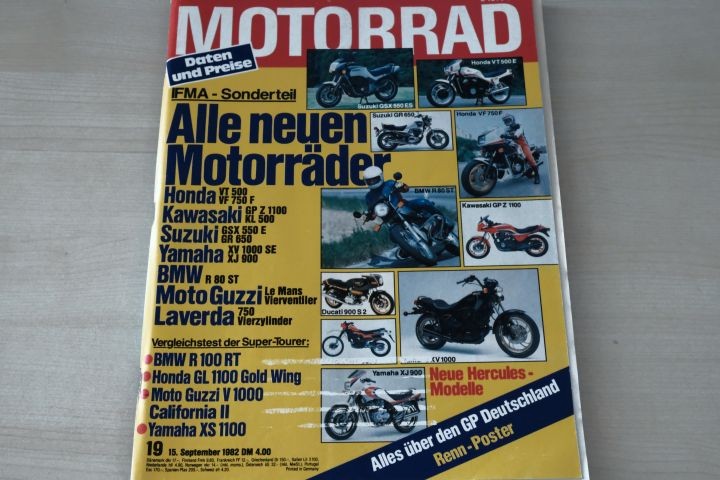 Deckblatt Motorrad (19/1982)