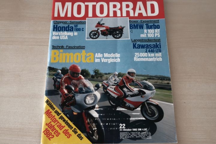 Deckblatt Motorrad (22/1982)