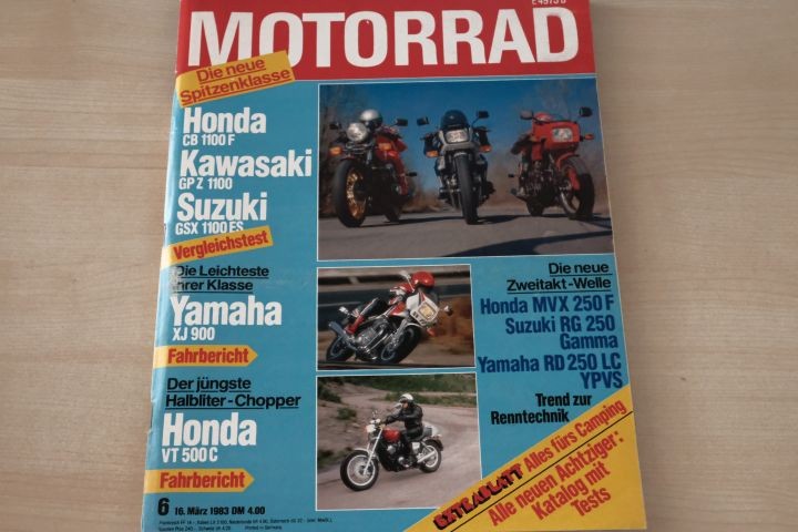Deckblatt Motorrad (06/1983)
