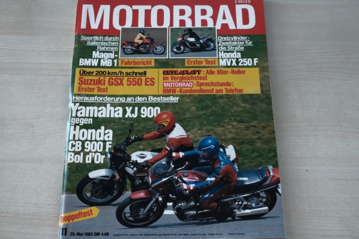 Deckblatt Motorrad (11/1983)