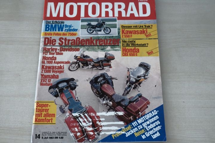 Deckblatt Motorrad (14/1983)