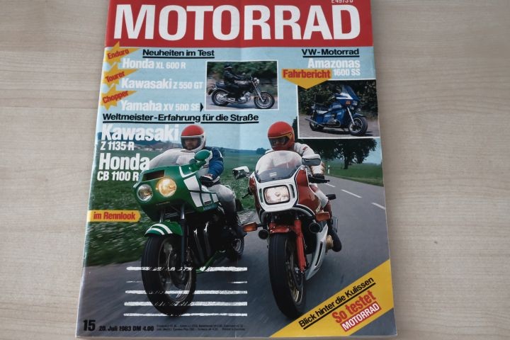 Deckblatt Motorrad (15/1983)