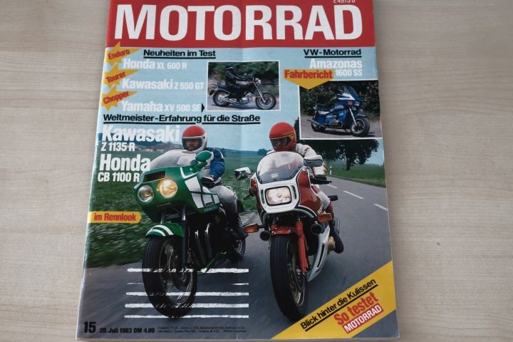 Deckblatt Motorrad (15/1983)