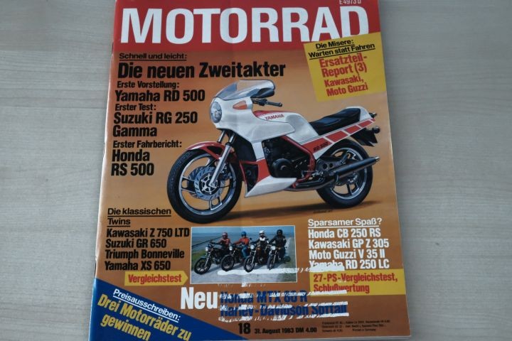 Deckblatt Motorrad (18/1983)