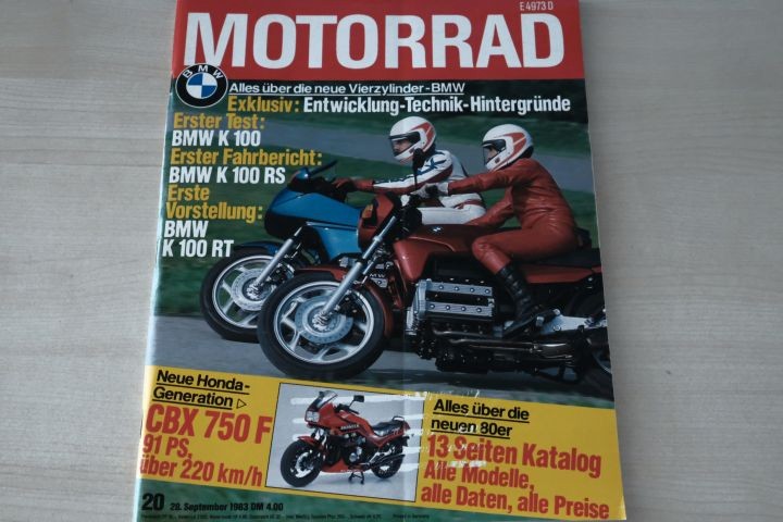 Deckblatt Motorrad (20/1983)