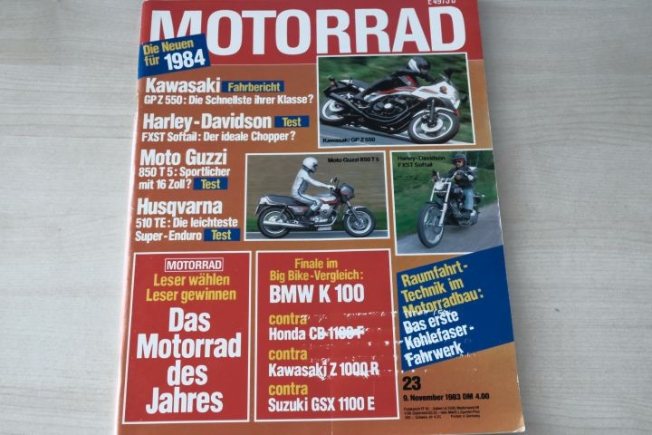 Deckblatt Motorrad (23/1983)