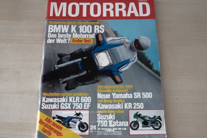 Deckblatt Motorrad (24/1983)