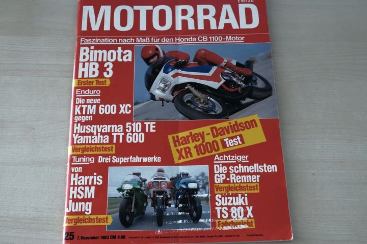 Deckblatt Motorrad (25/1983)