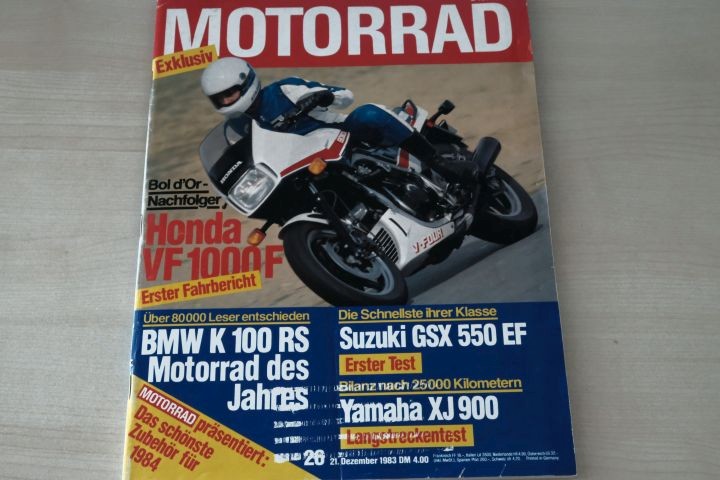 Deckblatt Motorrad (26/1983)