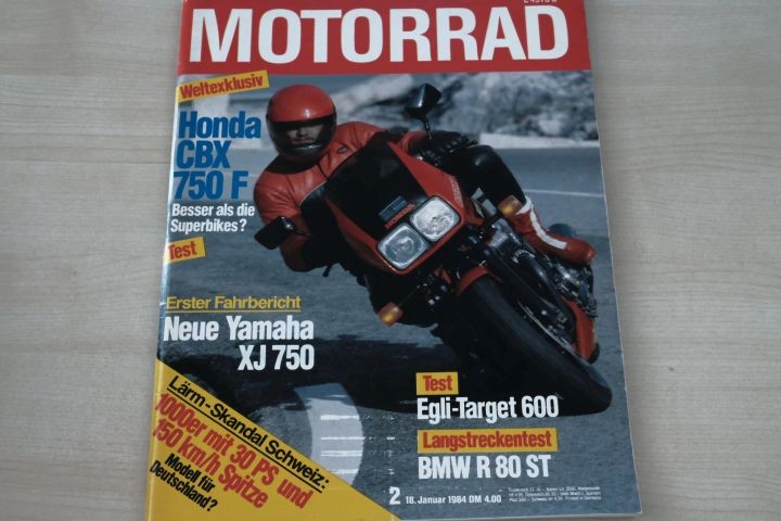 Deckblatt Motorrad (02/1984)
