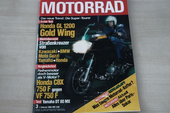 Deckblatt Motorrad (03/1984)