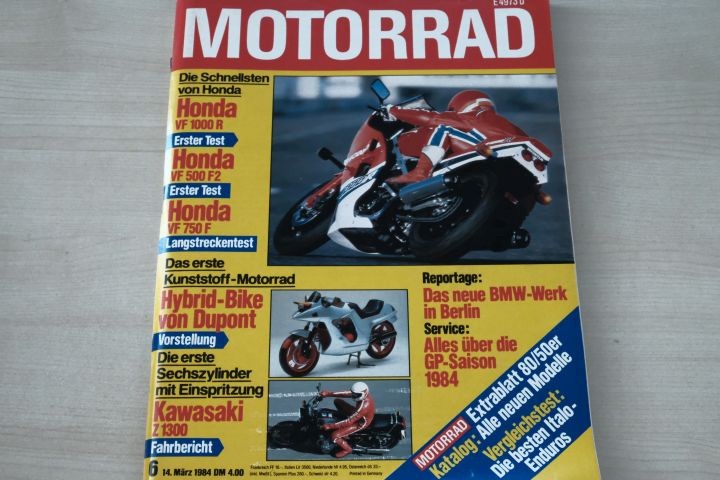 Deckblatt Motorrad (06/1984)