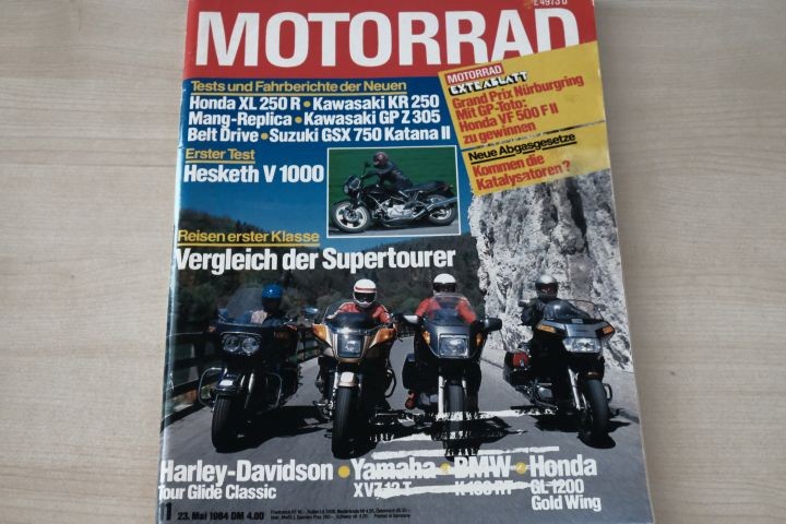 Deckblatt Motorrad (11/1984)