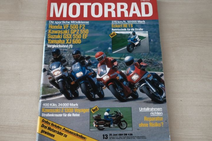 Deckblatt Motorrad (13/1984)