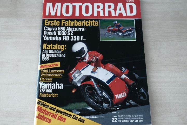 Deckblatt Motorrad (22/1984)