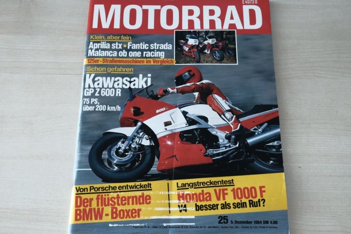Deckblatt Motorrad (25/1984)