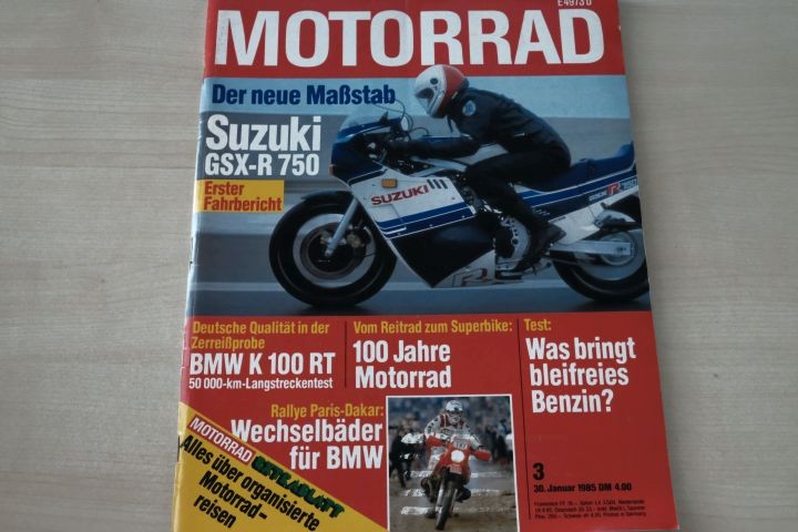 Deckblatt Motorrad (03/1985)