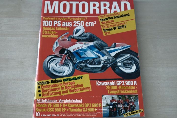 Deckblatt Motorrad (10/1985)
