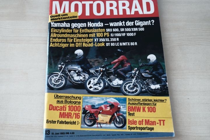 Deckblatt Motorrad (13/1985)