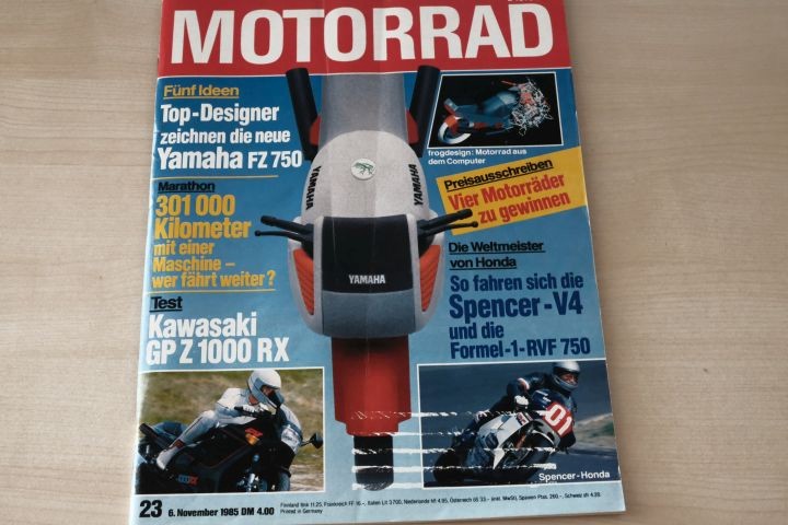 Deckblatt Motorrad (23/1985)