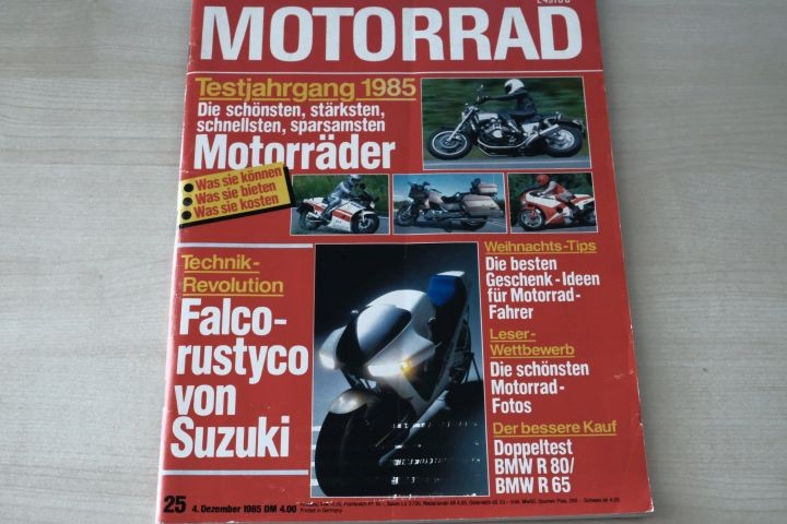 Deckblatt Motorrad (25/1985)