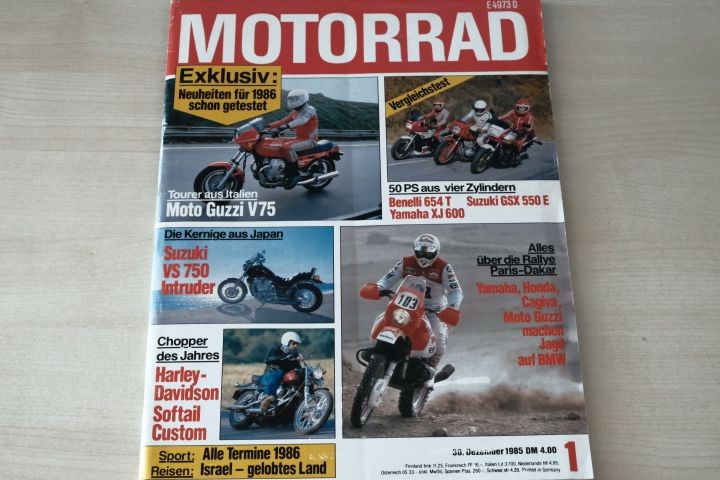 Deckblatt Motorrad (27/1985)