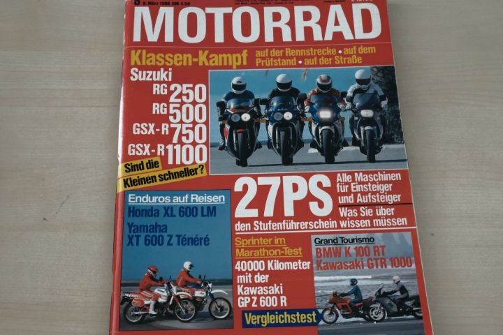 Deckblatt Motorrad (06/1986)