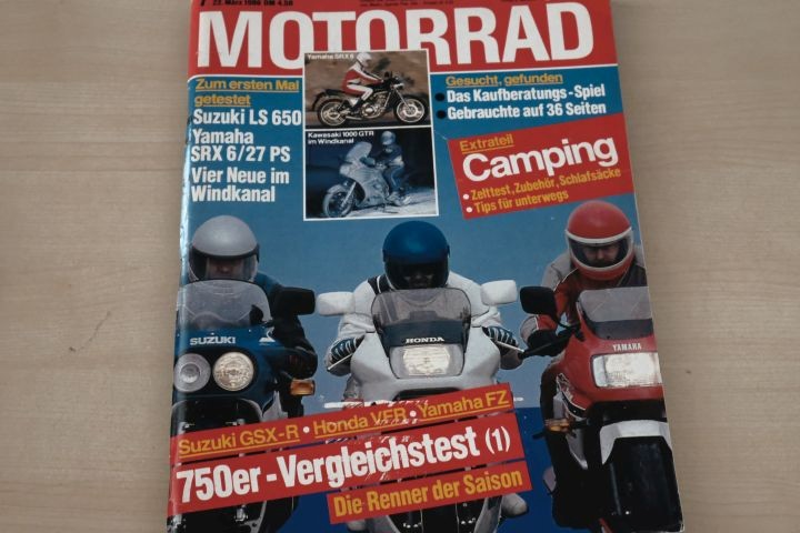 Deckblatt Motorrad (07/1986)