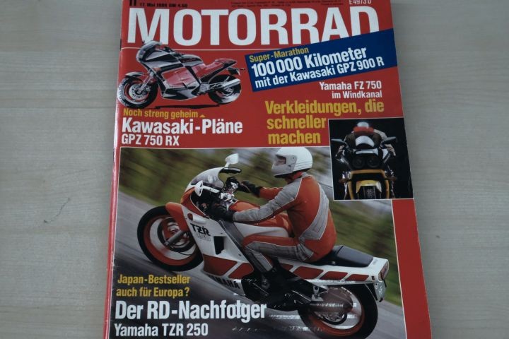 Deckblatt Motorrad (11/1986)